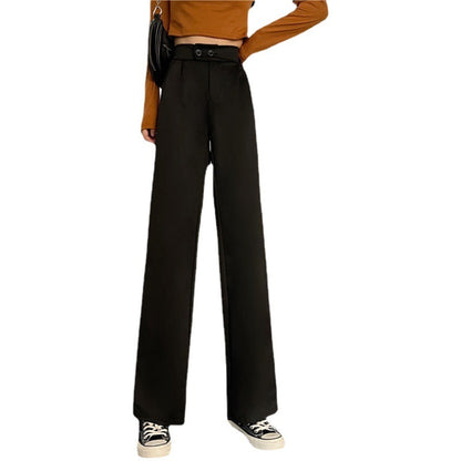 Retro Student Casual Pants Women's Clothing