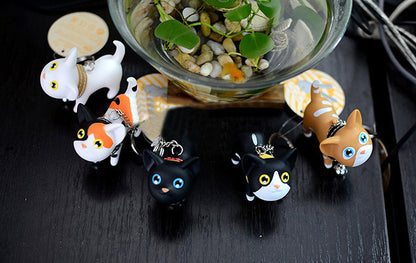Key Ring Cat Key Ring Couple Key Chain Kitten Key Ring Cat Key Ring