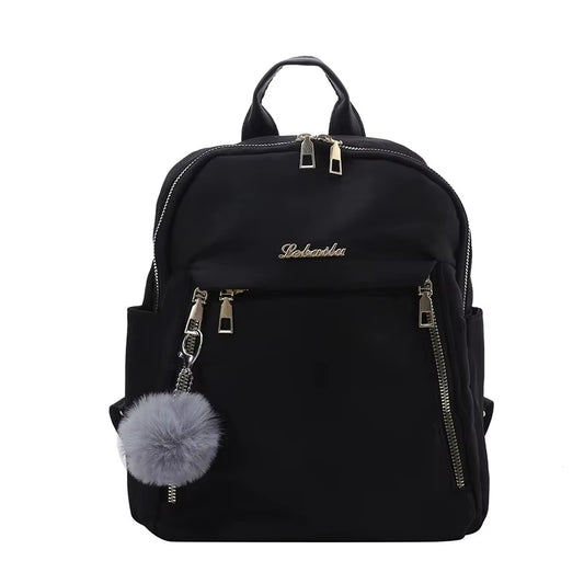 Backpacks Simple Large Capacity New Black Travel Bag for Women Solid Harajuku Student Schoolbag Backpack Unisex Bags High Street