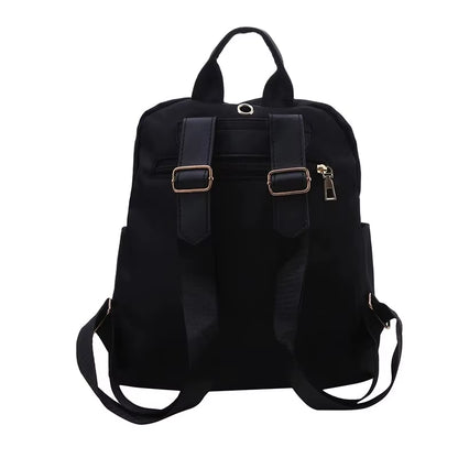 Backpacks Simple Large Capacity New Black Travel Bag for Women Solid Harajuku Student Schoolbag Backpack Unisex Bags High Street