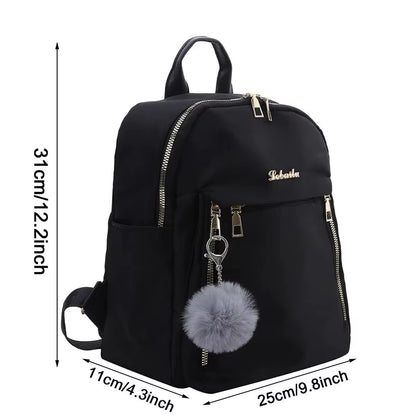 Backpacks Simple Large Capacity New Black Travel Bag for Women Solid Harajuku Student Schoolbag Backpack Unisex Bags High Street