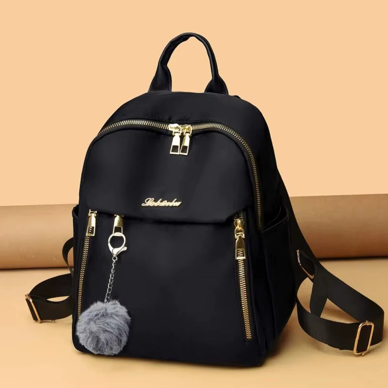 Backpacks Simple Large Capacity New Black Travel Bag for Women Solid Harajuku Student Schoolbag Backpack Unisex Bags High Street